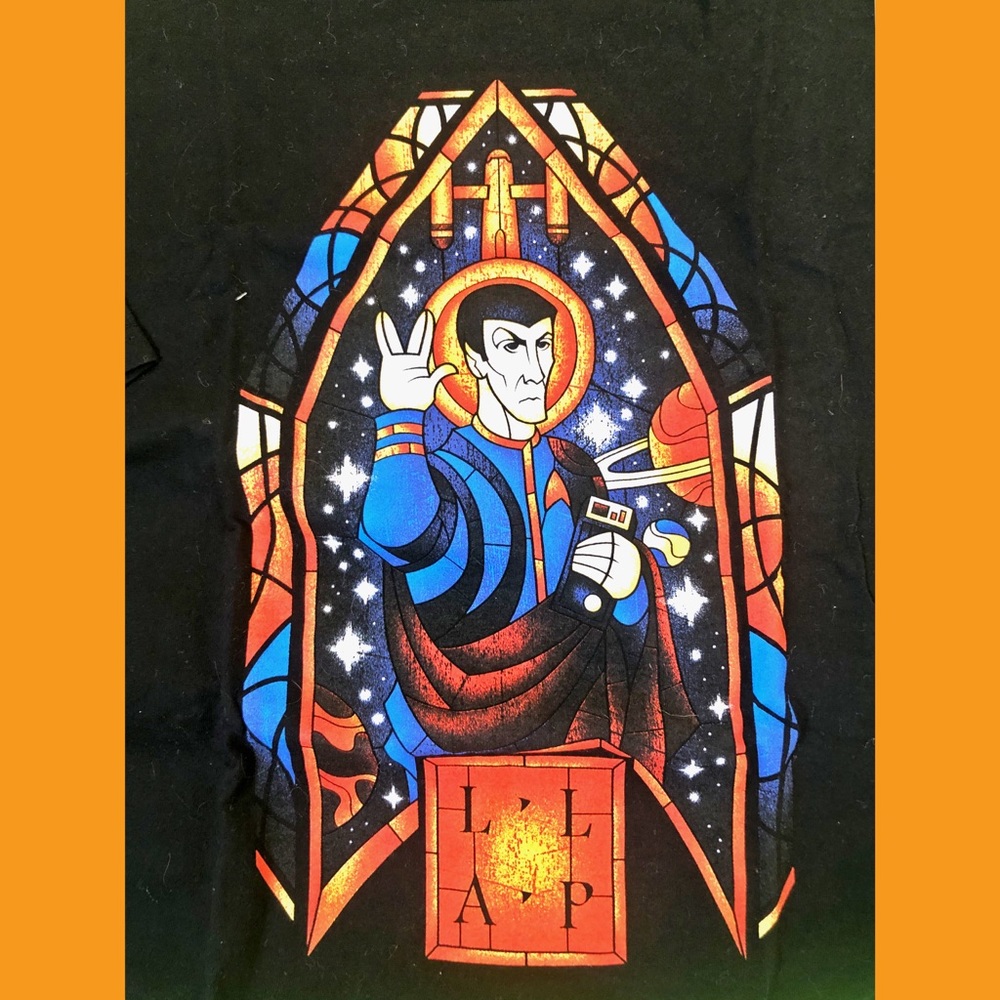 Star Trek Spock saint t shirt xl unisex women men
